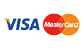 Zahlung mit Kreditkarte Visa Mastercard