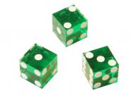 Casino-Würfel Standard 19,3 mm (grün) 