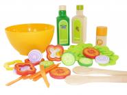 Gartensalat - Set aus Holz 