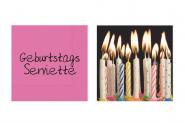 Servietten "Geburtstag" 