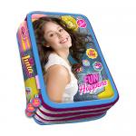 Etui 3-fach Soy Luna New "Fun Happens" gefüllt 