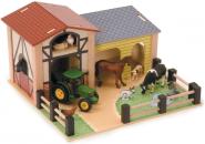 Bauernhof aus Holz 