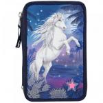 Etui Miss Melody Glitter Ocean mit LED, 3-fach, gefüllt 