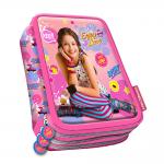 Etui 3-fach Soy Luna New "Enjoy Love" gefüllt 