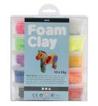 Foam Clay Sortiment, sortierte Farben 