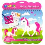 Mal- und Stickerbuch Pferde 
