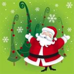 Servietten Santa Claus & Tree 