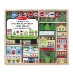 Stadtbau - Set aus Holz 32 tlg. 