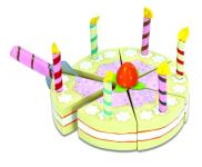 Kuchen aus Holz "Vanilla Birthday Cake" 