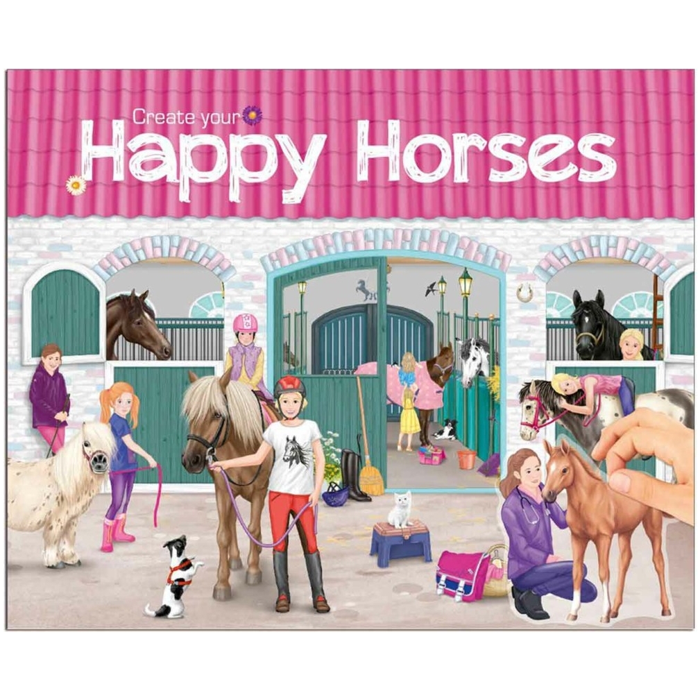 Spielzeug & mehr Create your Happy Horses Stickerbuch